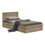 Olympus Sonoma Bedroom Set with Bed 100x200cm Set of 3pcs - Image 2
