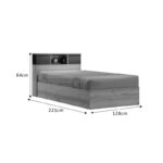 Olympus Castillo Toro Bedroom Set with Bed 120x200cm Set of 2pcs - Image 4
