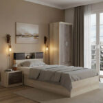 Olympus Castillo Toro Bedroom Set with Bed 120x200cm Set of 3pcs