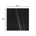 Relian table top HPL black marble look 60x60cm 12mm thick - Image 4