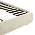 Bed Salena beige fabric 160x200cm - Image 5