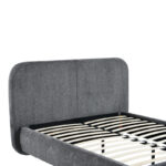 Bed Salena dark grey fabric 160x200cm - Image 4