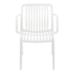 Armchair Zoi pp in white shade 55.5x57.5x79 - Слика 4