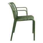 Armchair Zoi pp in dark green shade 55.5x57.5x79cm - Image 3