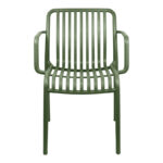 Armchair Zoi pp in dark green shade 55.5x57.5x79cm - Image 4
