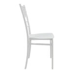 Tiffany Ι pp chair in white shade 38.5x46.5x87cm - Image 3