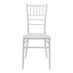 Tiffany Ι pp chair in white shade 38.5x46.5x87cm - Image 4