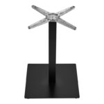 Thonor metal table base in black shade 48x48x73cm - Image 2