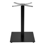 Thonor metal table base in black shade 48x48x73cm