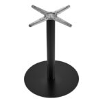 Jefry metal table base in black shade D48x73cm - Image 2