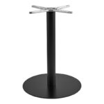 Jefry metal table base in black shade D48x73cm