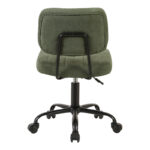 Office chair Warra fabric in olive green shade 50x52x76-86cm - Image 5