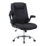 Kesla PES executive office chair in black shade 65x65x113-121cm - Image 4