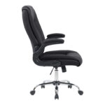 Kesla PES executive office chair in black shade 65x65x113-121cm - Image 5