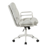 Kreno PES executive office chair in grey shade 56x67x89-97cm - Image 4