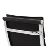 Mavel PU executive office chair in black shade 55x62x100-110cm - Image 5