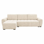 Reversible sofa-bed Vivad fabric in beige color 275x164x91cm - Image 3