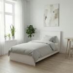 Athos bed in white shade 90x190cm - Image 2