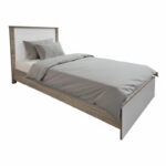 Athos bed in sonoma-white shade 90x190cm