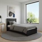 Athos bed in wenge shade 90x190cm - Image 2