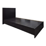 Athos bed in wenge shade 90x190cm - Image 3