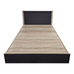 Athos bed in sonoma-anthracite shade 140x200 cm - Image 4