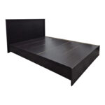 Athos bed in wenge shade 140x200 cm - Image 3