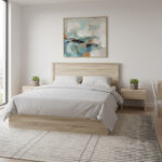 Athos bed in sonoma shade 160x200 cm - Image 2