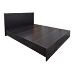 Athos bed in wenge shade 160x200 cm - Image 3