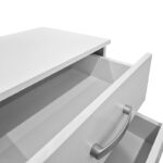 Athos bedside tables in white shade 48x40x41.5cm - Image 5