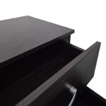 Athos bedside tables in wenge shade 48x40x41.5cm - Image 5