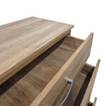 Athos chest of drawers in sonoma shade 80x40x79cm - Image 5