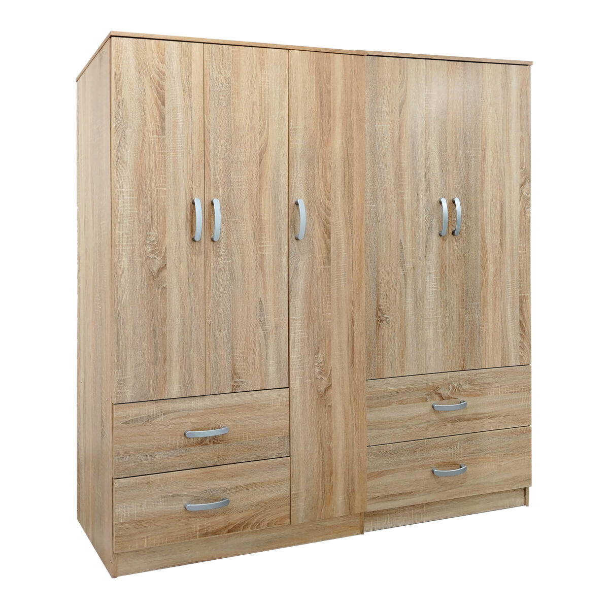 Athos five-door wardrobe sonoma 170x42x180cm - Image 2
