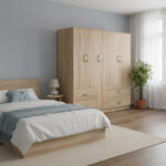 Athos five-door wardrobe sonoma 170x42x180cm