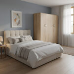 Four-leaf wardrobe Athos Ι sonoma 160x42x180cm