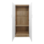 Athos II six-door wardrobe sonoma-white 240x42x180cm - Image 3