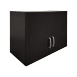 Four-leaf wardrobe with drawers and loft Athos wenge 160x42x240cm - Image 4