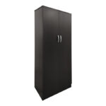 Five-door wardrobe with loft Athos I wenge 170x42x240cm - Image 4
