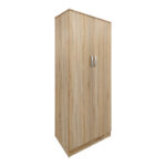 Athos six-door wardrobe with loft, sonoma 240x42x240cm - Слика 4
