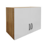 Six-door wardrobe with loft Athos I sonoma-white 240x42x240cm - Image 6
