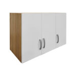 Five-door wardrobe with loft Athos I sonoma-white 170x42x240cm - Image 6