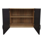 Six-door wardrobe with loft Athos II sonoma-anthracite 240x42x240cm - Image 5