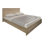 Athos Sonoma Bedroom Set with Bed 160x200cm Set of 3pcs - Image 2