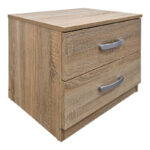 Athos Sonoma Bedroom Set with Bed 160x200cm Set of 4pcs - Image 4