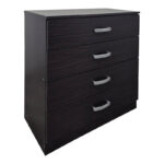 Athos Wenge Bedroom Set with Bed 160x200cm Set of 4pcs - Image 3