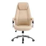 Manager chair Sonar beige pu 61x57x120-128cm - Image 4