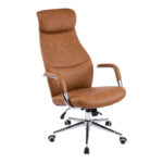 Manager office chair Ferka brown pu 64x71x120-128cm - Слика 3