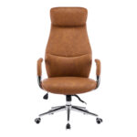 Manager office chair Ferka brown pu 64x71x120-128cm - Слика 5