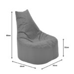 Bean bag armchair Norm PRO waterproof brown - Слика 5
