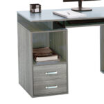 Computer desk Liberion grey-oak 120x55x76cm - Image 2